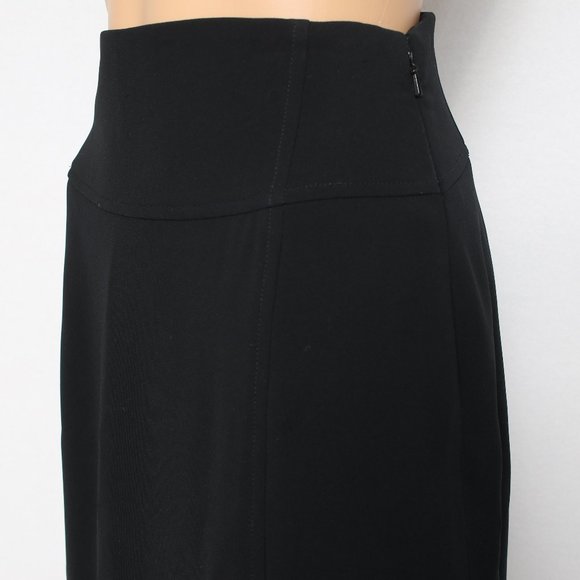 Marisa Minicucci Black Professional A-Lined Skirt Sz 10 - Picture 3 of 6